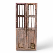 Pair of Antique Vintage Indian Doors Shutters