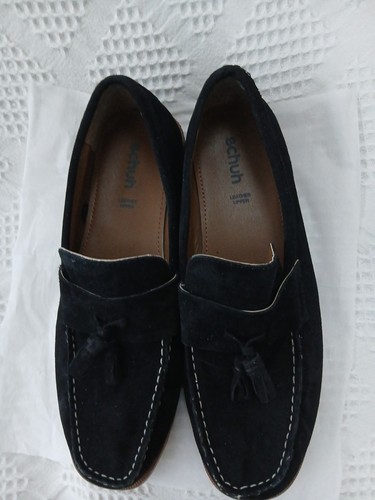 Schuh mens black suede - mens,