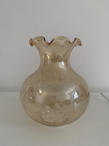 Vintage amber glass - amber,