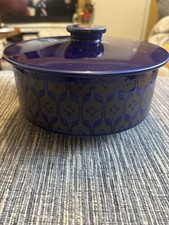 Hornsea Heirloom Blue Casserole Dish With Lid