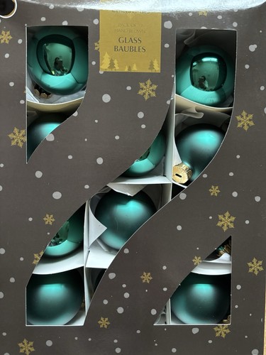 Aldi glass green christmas - aldi, 12