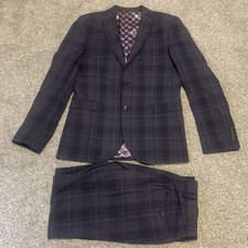 Next Blue Plaid Two Piece