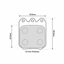 Wilwood BP-10 Brake Pads Fits