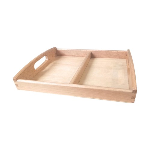 Montessori wooden sorting tray - sorting,