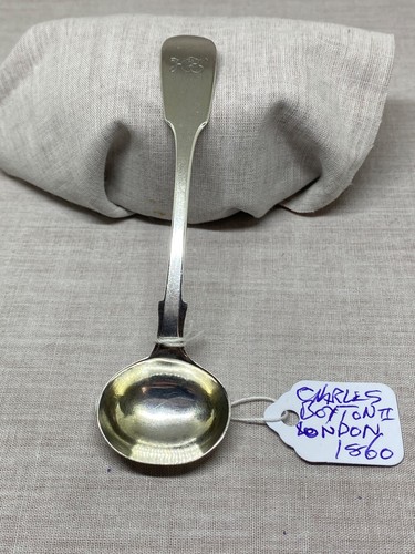 Superb solid silver fiddle - a,