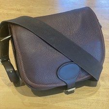 Brady Glen Leather Cartridge Bag, Chestnut Brown,Finest Quality, Made in England