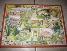 NATIONAL TRUST JIGSAW PUZZLE - NATIONAL TRUST COTTAGES - 1000 PIECES COMPLETE