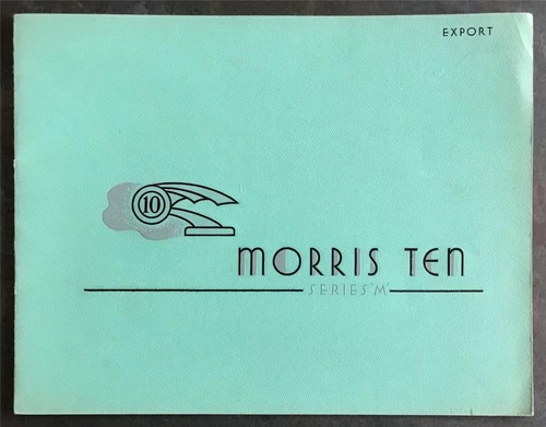 Morris ten series car sales - ten,
