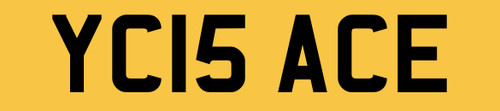 Number plate private - yc,