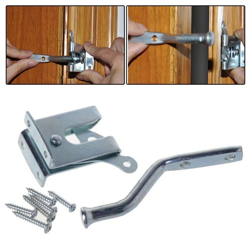 Self locking gate latch - self,