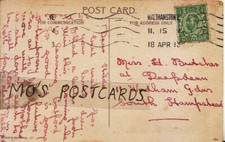 Genealogy Postcard - Butcher -