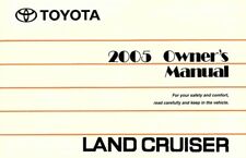 2005 Toyota Land Cruiser Owners Manual User Guide