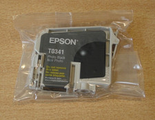 GENUINE EPSON T0341 TO341 Photo Black cartridge ORIGINAL CHAMELEON ink for R2100
