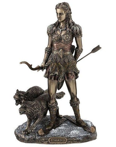 Skadi norse goddess - goddess, bronze