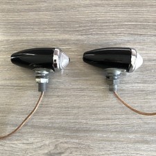 Pair of Genuine Vintage Lucas 516 Side Lights New Old Stock AJS Matchless Austin