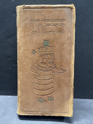 Antique leather cover - leather, book