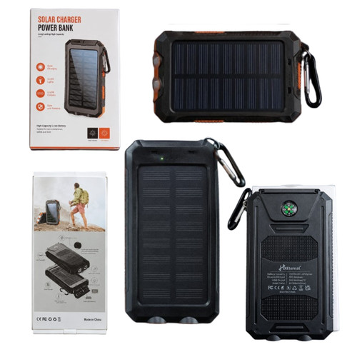 20000mah solar power bank - solar,
