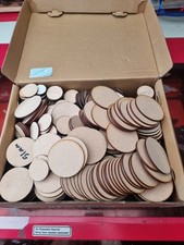 Job Lot Of 300 Wooden Circle