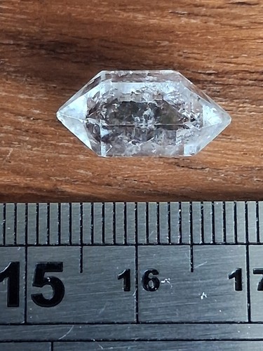 Herkimer diamond with carbon - , /