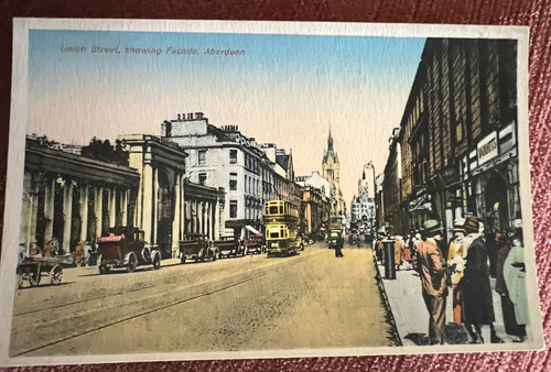 Antique postcard aberdeen - postcard,