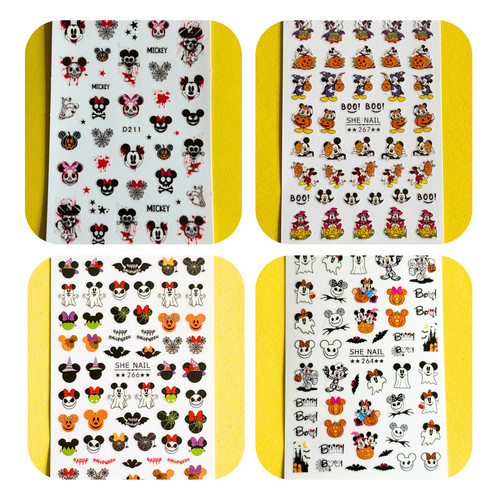 Disney inspired halloween nail - disney,