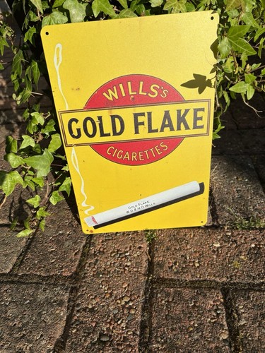 Wills gold flake steel - flake, sign