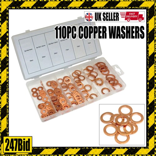 110pc assorted copper - assorted,
