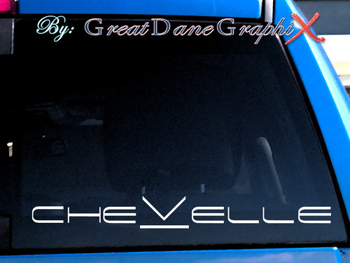Chevelle vinyl decal - chevelle,