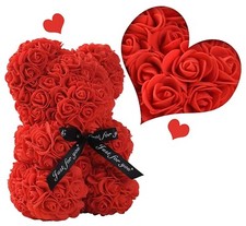 Red rose bear teddy - rose,