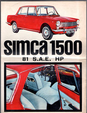 Simca 1300 & 1500 Saloon Mid