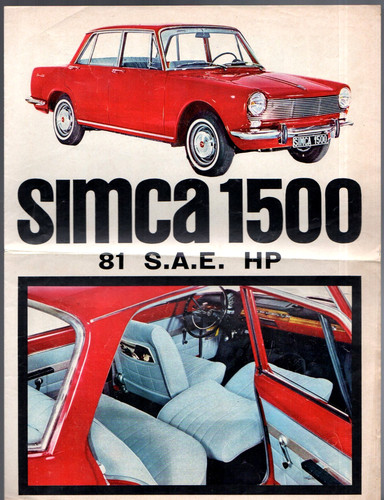 Simca 1300 1500 saloon - simca, &