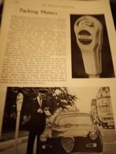 Kvc13 Ephemera 1950s article parking meters arrive 