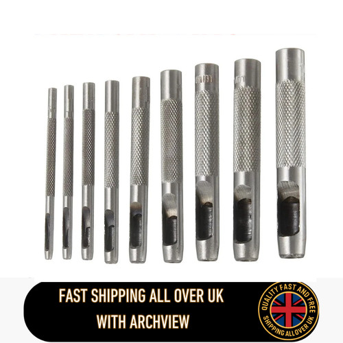 Hollow hole punch - hollow, set
