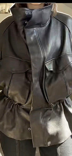Studio leather peplum - studio,
