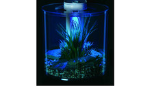 Marina 360 Aquarium 10L with Remote Control Multi-Colour LED Lighting Fish Tank