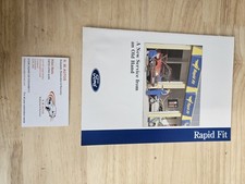 FORD ESCORT MK5B/MK6 GENUINE RAPID FIT BOOKLET 
