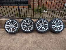 JAGUAR XKR X150 MK2 SET OF 4 20" SENTA ALLOY WHEELS WITH TYRES 6W83-1007-ED