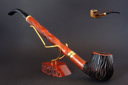 Brog hand wooden - wooden, tobacco