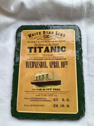 Wall plaque replica - wall, advert