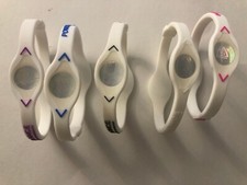 5 PCS  WHITE Power Balance