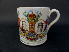 Royalty Souvenir King George V & Mary- Silver Jubilee Mug - Bovey Pottery & Co.