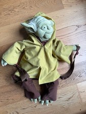 RARE Disney Parks Star Wars Yoda Backpack Buddies Plush Bag Rucksack