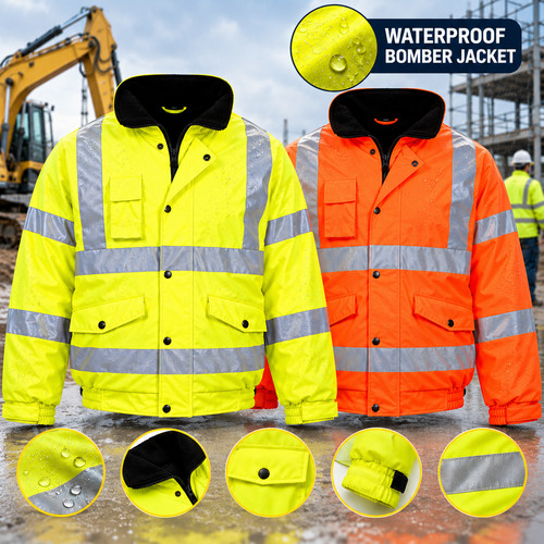 High viz waterproof safety - high,