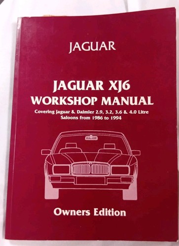 Xj6 jaguar shop manual - xj6, service