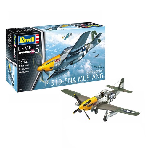 Revell 51d mustang early - p-51d,