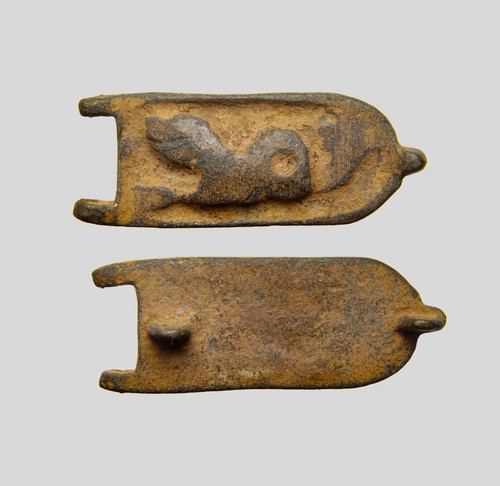 Ancient roman bronze belt - ancient,