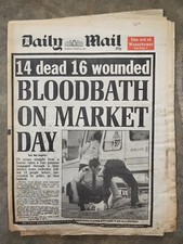 Newspapers AUG 1987 back issues  Birthday Gift Tabloid & Broadsheets YOU CHOOSE.