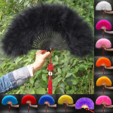 Fluffy Feather Hand Fan