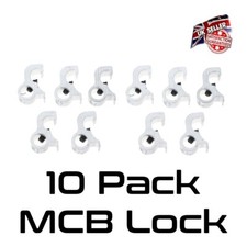 10 Pack MCB Lock Off Device - Miniature Circuit Breaker Lock Out - *UK Supplier*