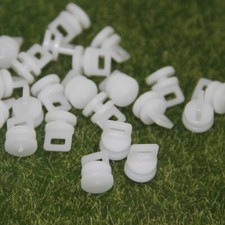 50pcs Nylon Curtain Track Hooks Runner For Camper Van Motorhome Caravan Boat